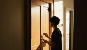 Porte claquée: astuces pour l'ouvrir sans dégâts